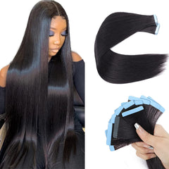 Customizable Color Tape-in Hair Extensions