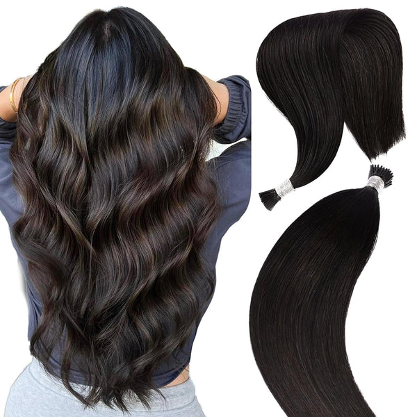 Silky Smooth I Tip Hair Extensions Human Hair - Perfect for All Hair Types