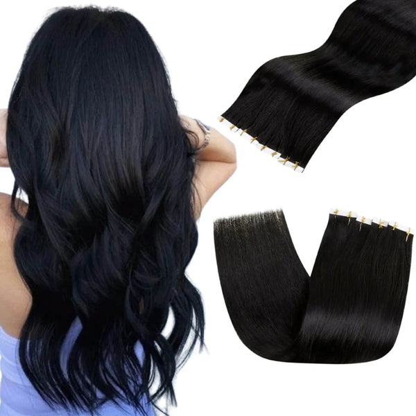 High-Quality Tape-In Hair Extensions-Blend with Your Hair,wigs tape hair,tape in hair extension placement_wefts