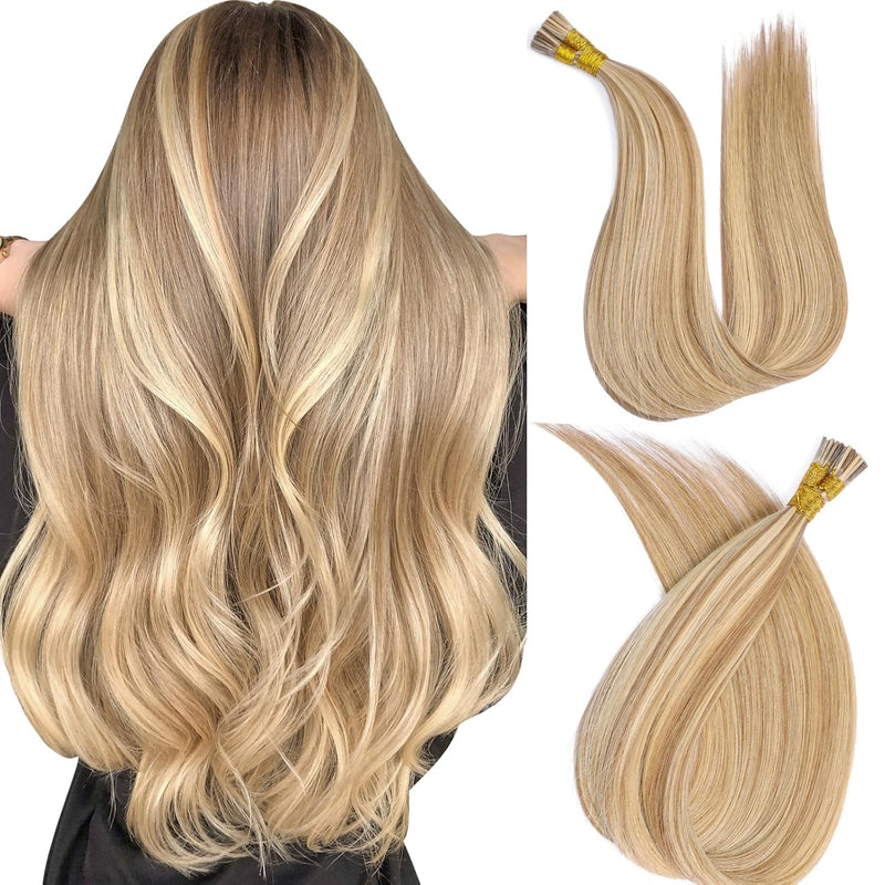 Premium I Tip Hair Extensions – Reusable, Tangle-Free, Long-Lasting Volume