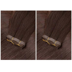 Invisible Seamless PU SKin Weft Human Hair Injected PU Wefts