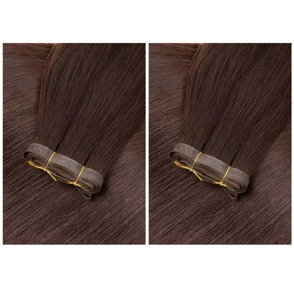 Invisible Seamless PU SKin Weft Human Hair Injected PU Wefts