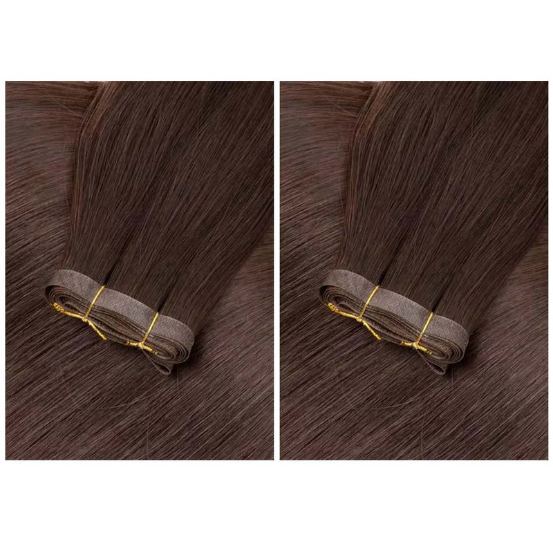 Invisible Seamless PU SKin Weft Human Hair Injected PU Wefts