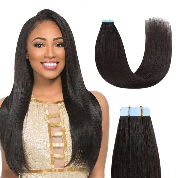 Seamless Invisible Tape-in Hair Extensions