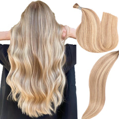 I Tip Hair Extensions Human Hair - Customizable Color and Length Options