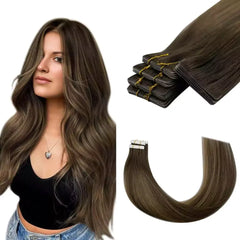 Easy-to-Apply Tape-In Hair Extensions for a Full,Voluminous Look,wigs tape hair,tape in hair extension placement_wefts