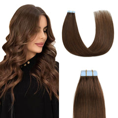 Cuticle Aligned Invisible Tape Hair Extensions