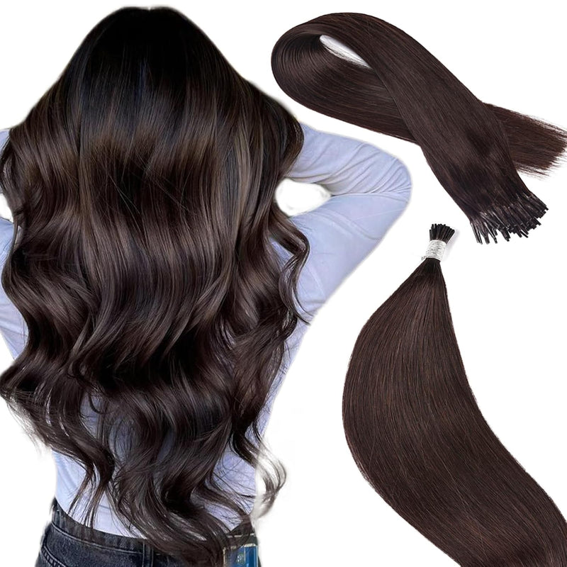 I Tip Hair Extensions Human Hair - Customizable Color and Length Options