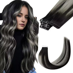 Easy-to-Apply Tape-In Hair Extensions for a Full,Voluminous Look,wigs tape hair,tape in hair extension placement_wefts