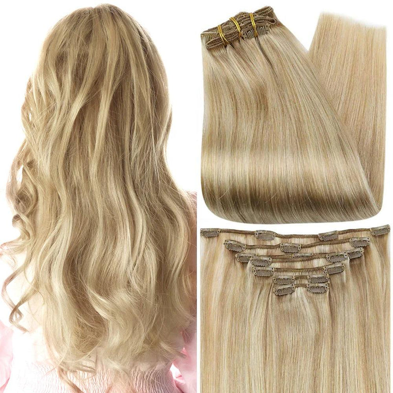 Remy Human Hair Clip-In Extensions 7 Pieces for Thick Hair