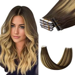 Easy-to-Apply Tape-In Hair Extensions for a Full,Voluminous Look,wigs tape hair,tape in hair extension placement_wefts