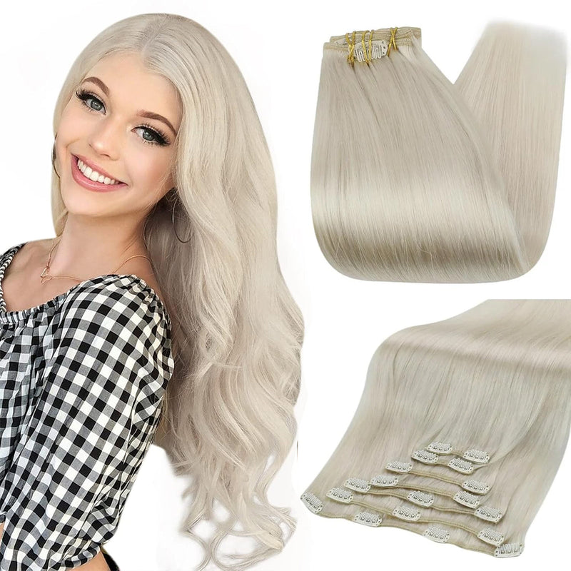 7-Piece Clip-In Extensions 100% Remy Human Hair