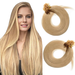 Customizable Keratin U-Tip Extensions – Multiple Colors & Lengths