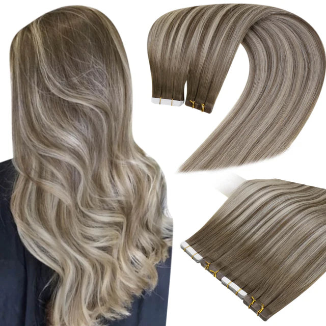 Placement Of Tape In Hair Extensions,Tape Extensions Placement,Wigs Tape Hair,Bellami Tape In_wefts