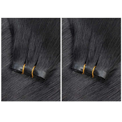 Invisible Seamless PU SKin Weft Human Hair Injected PU Wefts