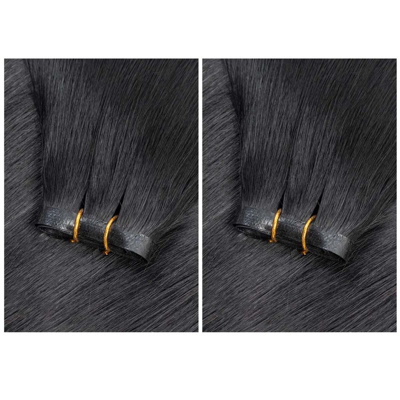 Invisible Seamless PU SKin Weft Human Hair Injected PU Wefts