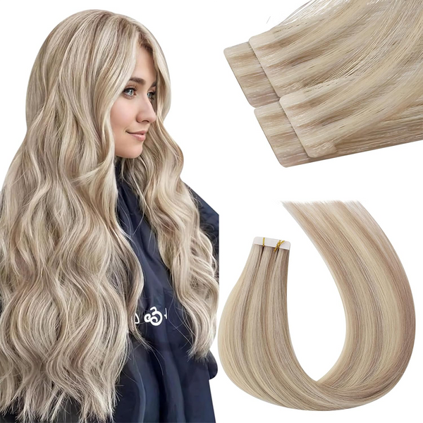 Reusable Tape-In Hair Extensions,wigs tape hair,tape in hair extension placement_wefts