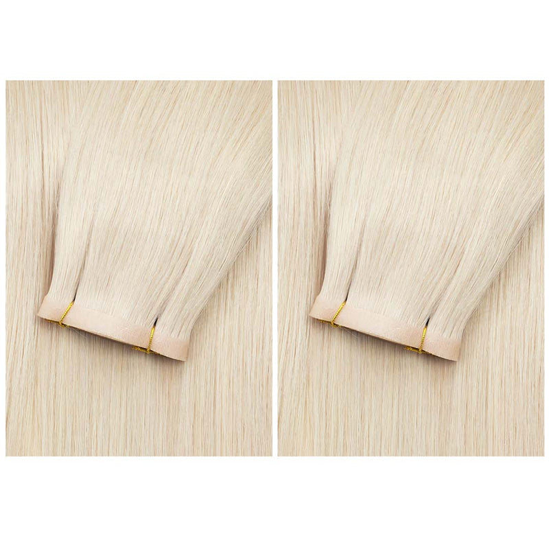 Invisible Seamless PU SKin Weft Human Hair Injected PU Wefts