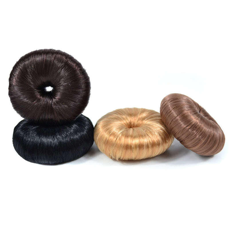 2 bun hair wigs, donut hair accessories