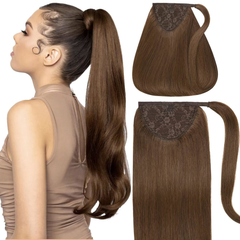 Luxe Virgin Hair Ponytail Extensions: Perfect for Parties, Weddings, or Everyday Glamour