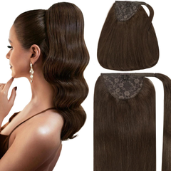 Luxe Virgin Hair Ponytail Extensions: Perfect for Parties, Weddings, or Everyday Glamour