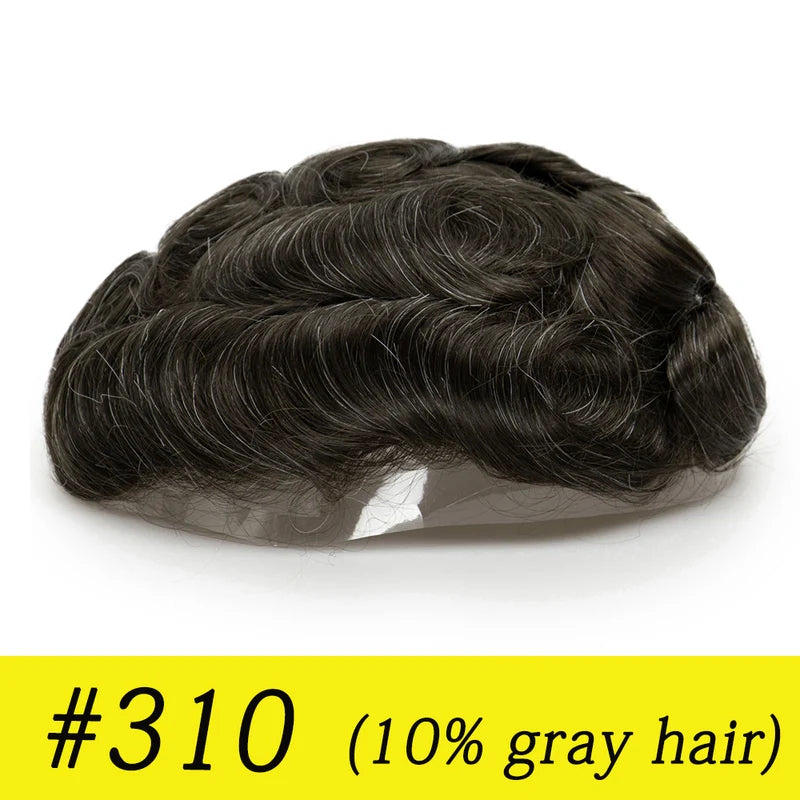 Men's Half Wig for a Younger, Fuller Look