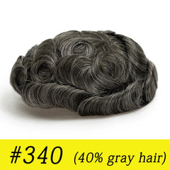 Unmatched Comfort: Full Swiss Lace Men’s Hairpiece for Every Occasion