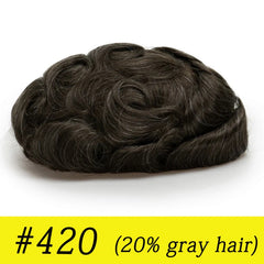 Unmatched Comfort: Full Swiss Lace Men’s Hairpiece for Every Occasion