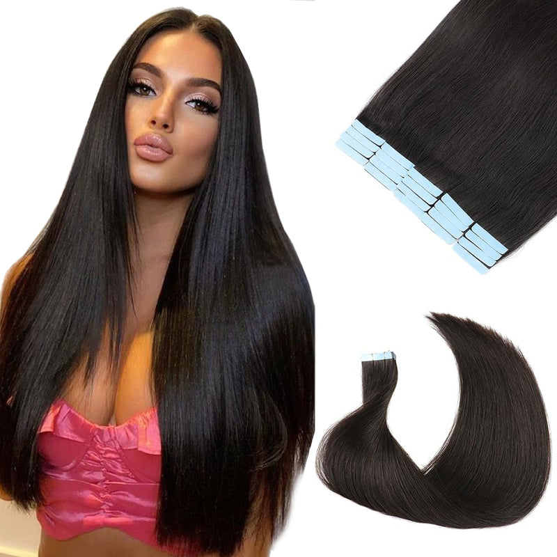 Invisible Hold Tape-In Hair Extensions – No Glue,No Damage,Placement Of Tape In Hair Extensions